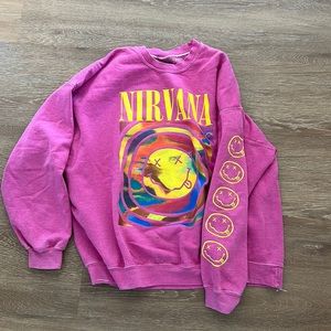 Nirvana sweatshirt urban outfitters
